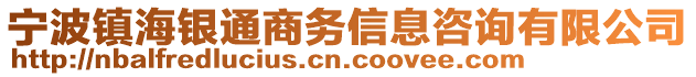 寧波鎮(zhèn)海銀通商務(wù)信息咨詢有限公司