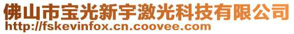 佛山市寶光新宇激光科技有限公司