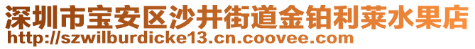 深圳市寶安區(qū)沙井街道金鉑利萊水果店