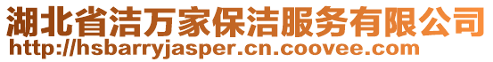 湖北省洁万家保洁服务有限公司