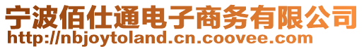 寧波佰仕通電子商務有限公司