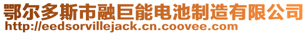 鄂爾多斯市融巨能電池制造有限公司