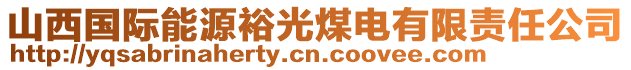 山西國(guó)際能源裕光煤電有限責(zé)任公司