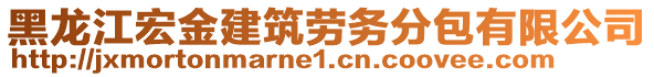 黑龍江宏金建筑勞務分包有限公司