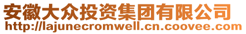 安徽大众投资集团有限公司