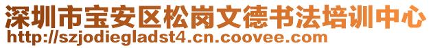 深圳市寶安區(qū)松崗文德書法培訓(xùn)中心