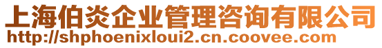 上海伯炎企業(yè)管理咨詢有限公司