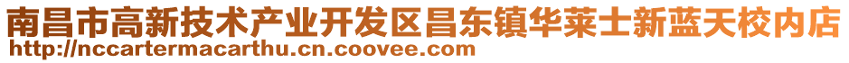 南昌市高新技術(shù)產(chǎn)業(yè)開發(fā)區(qū)昌東鎮(zhèn)華萊士新藍(lán)天校內(nèi)店