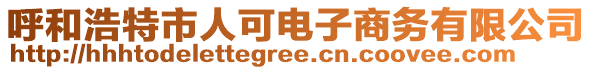 呼和浩特市人可電子商務有限公司