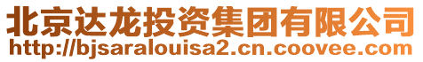 北京達(dá)龍投資集團(tuán)有限公司