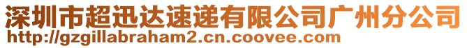 深圳市超迅达速递有限公司广州分公司