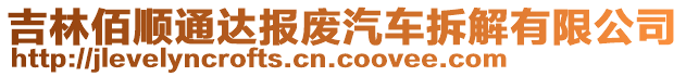 吉林佰順通達報廢汽車拆解有限公司