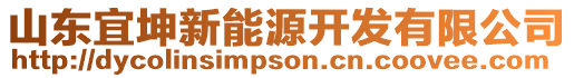 山東宜坤新能源開(kāi)發(fā)有限公司