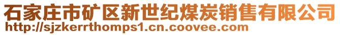 石家莊市礦區(qū)新世紀(jì)煤炭銷(xiāo)售有限公司