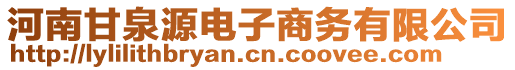 河南甘泉源電子商務(wù)有限公司