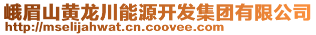 峨眉山黃龍川能源開發(fā)集團有限公司