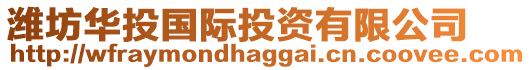 濰坊華投國(guó)際投資有限公司