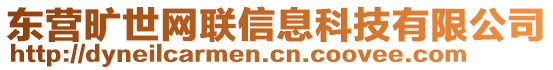 東營曠世網(wǎng)聯(lián)信息科技有限公司