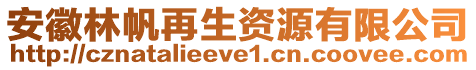 安徽林帆再生资源有限公司