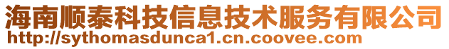 海南順泰科技信息技術(shù)服務(wù)有限公司