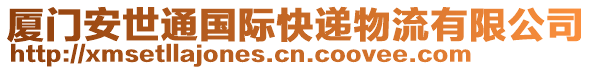 廈門安世通國際快遞物流有限公司