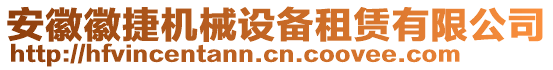 安徽徽捷機(jī)械設(shè)備租賃有限公司