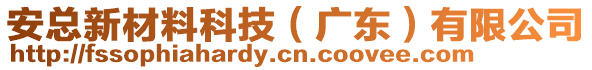 安总新材料科技（广东）有限公司