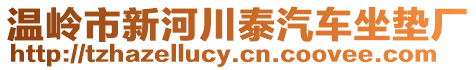 溫嶺市新河川泰汽車坐墊廠