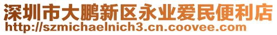 深圳市大鵬新區(qū)永業(yè)愛民便利店