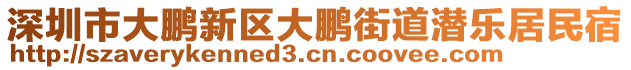 深圳市大鵬新區(qū)大鵬街道潛樂居民宿