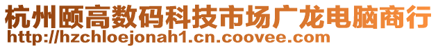 杭州頤高數(shù)碼科技市場廣龍電腦商行