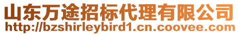 山東萬(wàn)途招標(biāo)代理有限公司