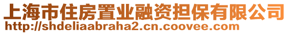 上海市住房置業(yè)融資擔(dān)保有限公司