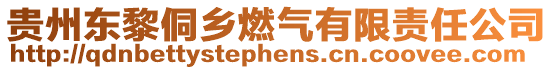 貴州東黎侗鄉(xiāng)燃?xì)庥邢挢?zé)任公司