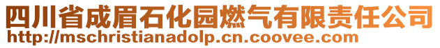 四川省成眉石化園燃?xì)庥邢挢?zé)任公司