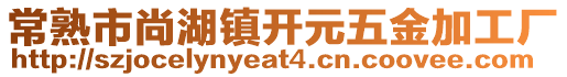 常熟市尚湖鎮(zhèn)開元五金加工廠