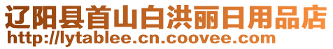 遼陽縣首山白洪麗日用品店