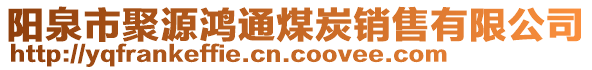 陽泉市聚源鴻通煤炭銷售有限公司