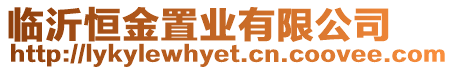 臨沂恒金置業(yè)有限公司