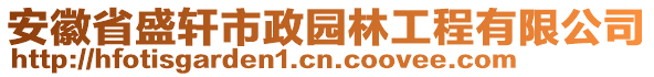 安徽省盛軒市政園林工程有限公司