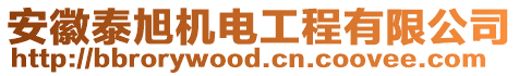 安徽泰旭機(jī)電工程有限公司