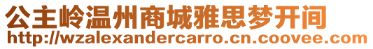 公主嶺溫州商城雅思夢開間