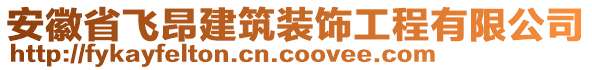 安徽省飛昂建筑裝飾工程有限公司