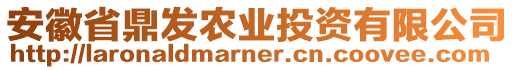 安徽省鼎發(fā)農(nóng)業(yè)投資有限公司