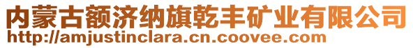 內(nèi)蒙古額濟納旗乾豐礦業(yè)有限公司