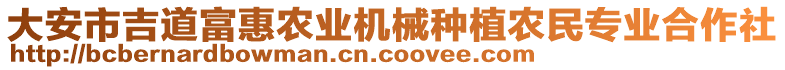 大安市吉道富惠農(nóng)業(yè)機(jī)械種植農(nóng)民專業(yè)合作社