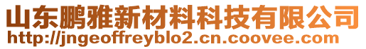 山東鵬雅新材料科技有限公司