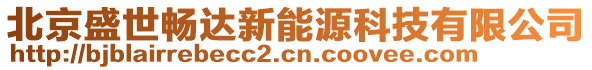 北京盛世暢達(dá)新能源科技有限公司