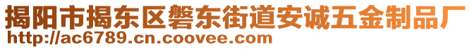 揭陽市揭東區(qū)磐東街道安誠五金制品廠