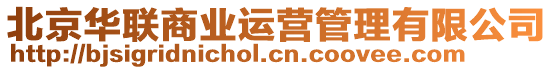 北京華聯(lián)商業(yè)運(yùn)營(yíng)管理有限公司